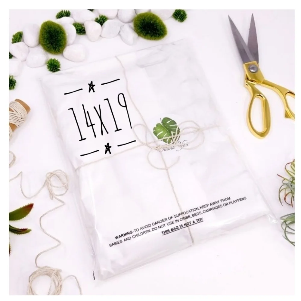 25-14x19 CLEAR POLY MAILERS SUFFICATION WARNING